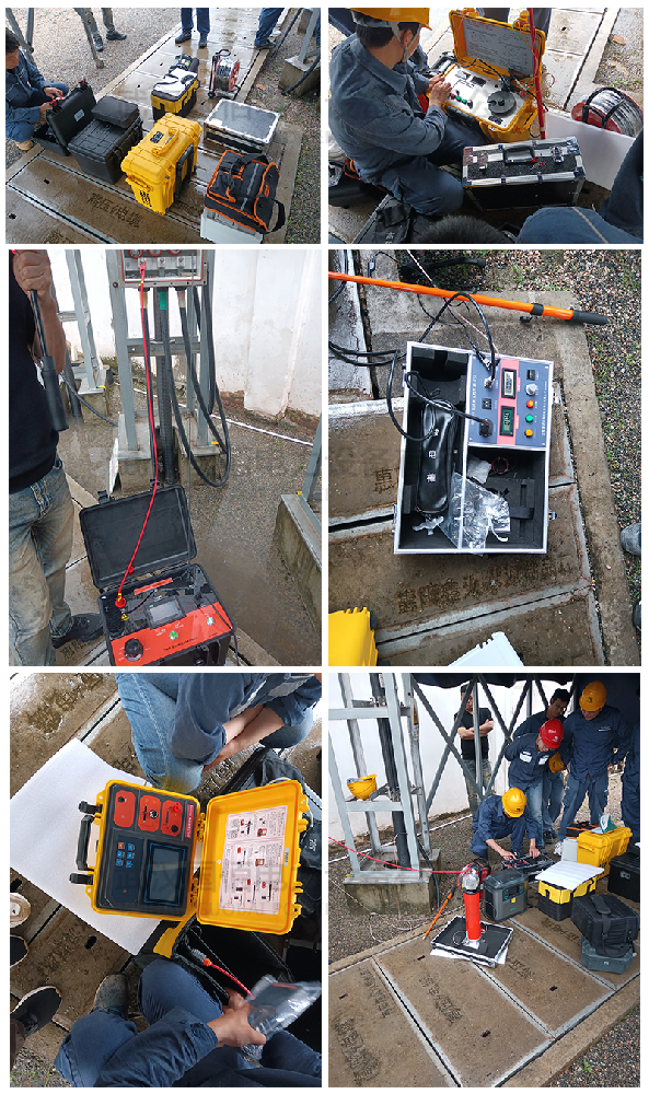 衛(wèi)電俠?國佰電力為廣東客戶輸電所現(xiàn)場演示設(shè)備